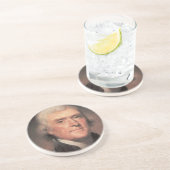 Dessous De Verre En Grès Thomas Jefferson (Côté)