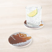 Dessous De Verre En Grès Thomas Train (Côté)