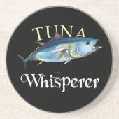 Dessous De Verre En Grès Thon Whisperer foncé (Devant)