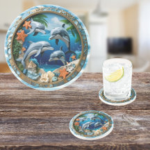 Tide Treasures grès rond