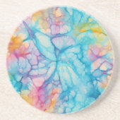 Dessous De Verre En Grès Tie-Dye (Devant)