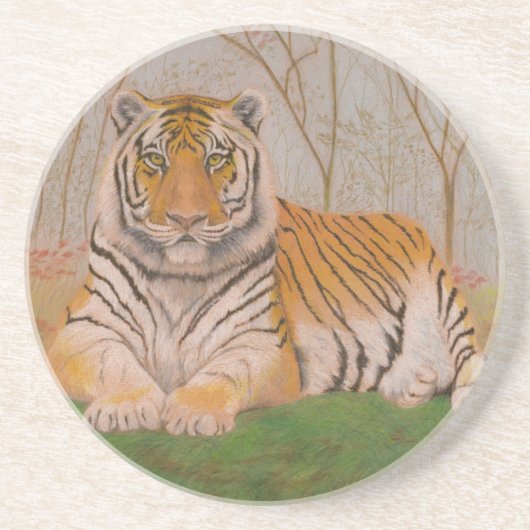 Dessous De Verre En Grès Tigre (Devant)