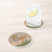Dessous De Verre En Grès Tigre (Côté)
