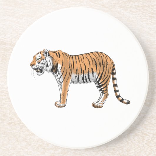 Dessous De Verre En Grès Tigre (Devant)
