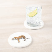Dessous De Verre En Grès Tigre (Côté)