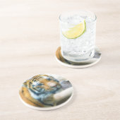 Dessous De Verre En Grès Tigre (Côté)