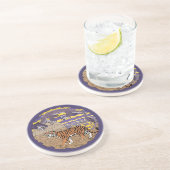 Dessous De Verre En Grès Tigre et dragon (Côté)