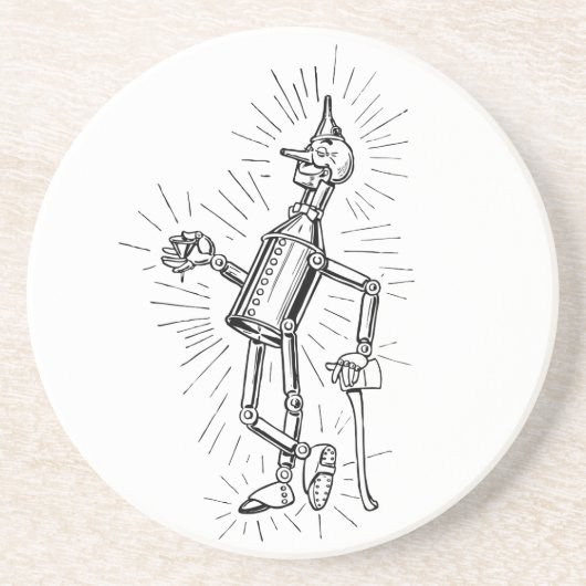 Dessous De Verre En Grès Tinman fraîchement huilé (Devant)