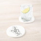 Dessous De Verre En Grès Tinman fraîchement huilé (Côté)
