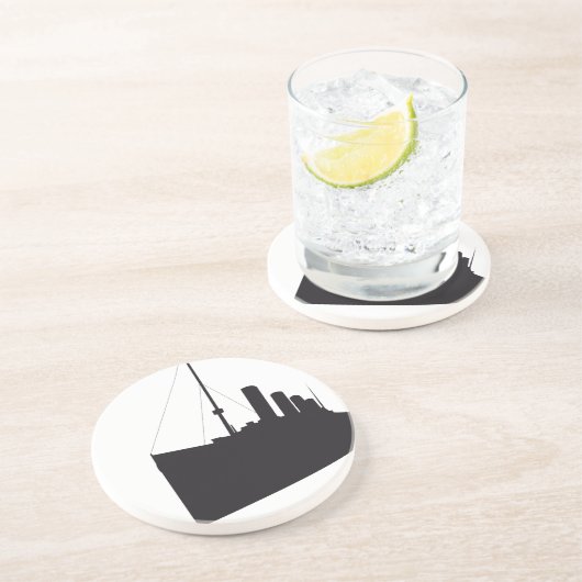 Dessous De Verre En Grès titanic ombre (Côté)