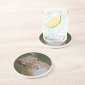 Dessous De Verre En Grès Toboggan écureuil assoiffé (Côté)