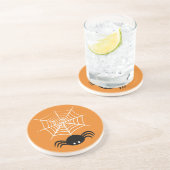 Dessous De Verre En Grès Toile d'araignée Halloween (Côté)