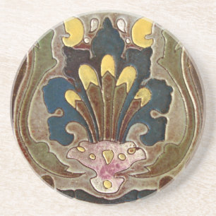 Dessous De Verre En Grès Tôle Vintage