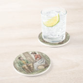 Dessous De Verre En Grès Tom and Mary from "The Other Bennet Sister" (Côté)