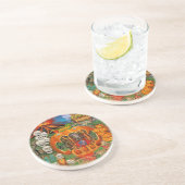 DESSOUS DE VERRE EN GRÈS TOMBES TIKI DÉJANTÉES (Côté)