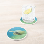 Dessous De Verre En Grès Tortue (Côté)