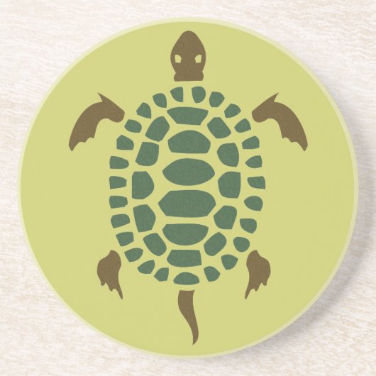 Dessous De Verre En Grès Tortue (Devant)