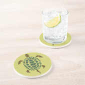 Dessous De Verre En Grès Tortue (Côté)