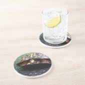 Dessous De Verre En Grès Tortue (Côté)