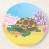 Dessous De Verre En Grès Tortue (Devant)