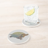 Dessous De Verre En Grès Tortue commune - Chelydra serpentina (Côté)