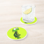 Dessous De Verre En Grès Tortue de bande dessinée (Côté)