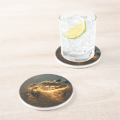 Dessous De Verre En Grès Tortue de bébé (Côté)