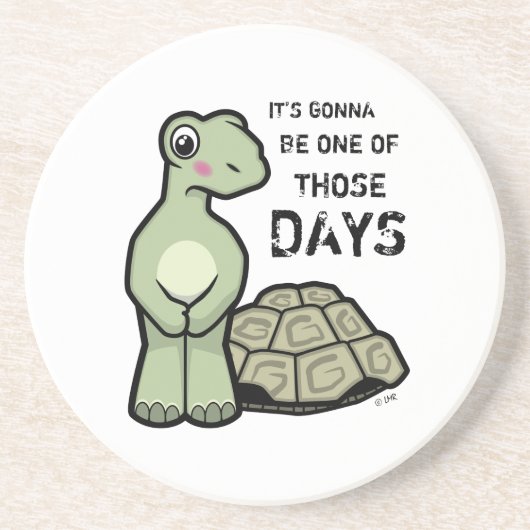 Dessous De Verre En Grès Tortue de SHELL-moins de bande dessinée (Devant)