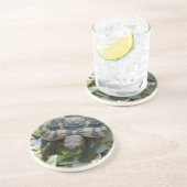 Dessous De Verre En Grès Tortue mignonne (Côté)