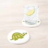 Dessous De Verre En Grès Tortue verte (Côté)