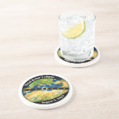 Dessous De Verre En Grès Total Solar Eclipse 2027 Map (Côté)