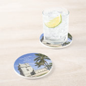 Dessous De Verre En Grès Tour de Belém, Lisbonne, Portugal (Côté)