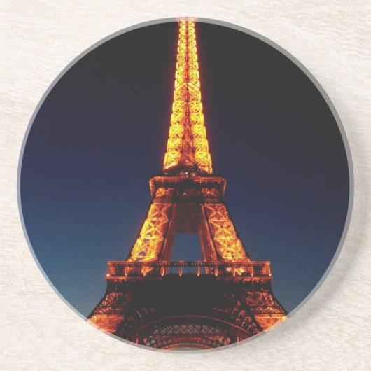 Dessous De Verre En Grès Tour Eiffel à Paris (Devant)