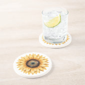 Dessous De Verre En Grès Tournesol (Côté)