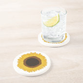 Dessous De Verre En Grès Tournesol (Côté)