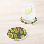 Dessous De Verre En Grès Tournesol (Côté)