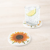 Dessous De Verre En Grès Tournesol (Côté)