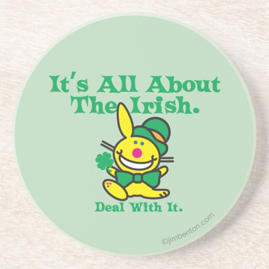 Dessous De Verre En Grès Tout est sur l'irlandais (Devant)