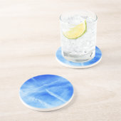 Dessous De Verre En Grès traces dans le ciel (Côté)