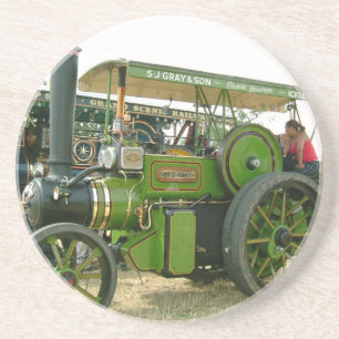 Dessous De Verre En Grès tracteur vintage