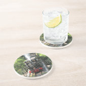 Dessous De Verre En Grès Train à vapeur gallois. (Côté)