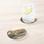 Dessous De Verre En Grès Train au-dessus de James River (Côté)