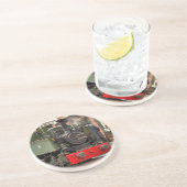 DESSOUS DE VERRE EN GRÈS TRAINS À VAPEUR (Côté)