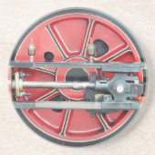 DESSOUS DE VERRE EN GRÈS TRAINS À VAPEUR (Devant)