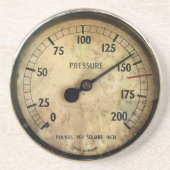 DESSOUS DE VERRE EN GRÈS TRAINS À VAPEUR (Devant)