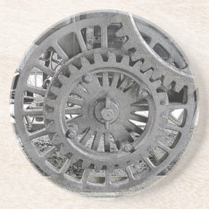 DESSOUS DE VERRE EN GRÈS TRAINS À VAPEUR