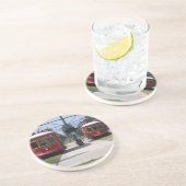 Dessous De Verre En Grès Tramway (Côté)