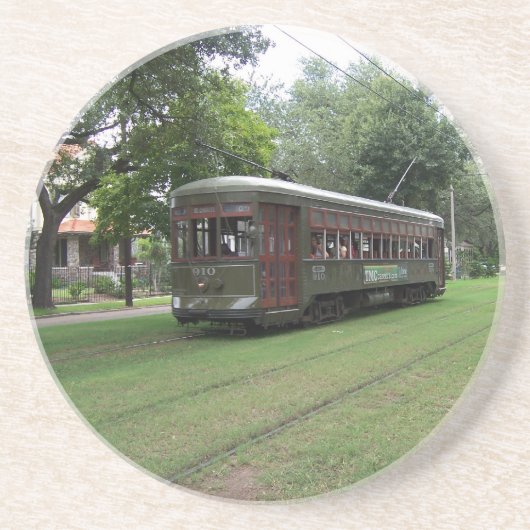 Dessous De Verre En Grès Tramway (Devant)