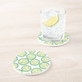 Dessous De Verre En Grès Tranche de concombre (Côté)