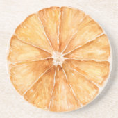 Dessous De Verre En Grès Tranche d'orange fruit (Devant)